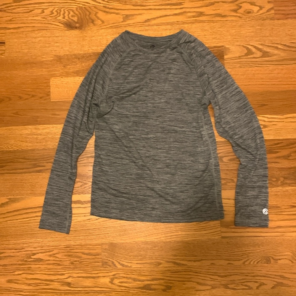 Grey long sleeve shirt